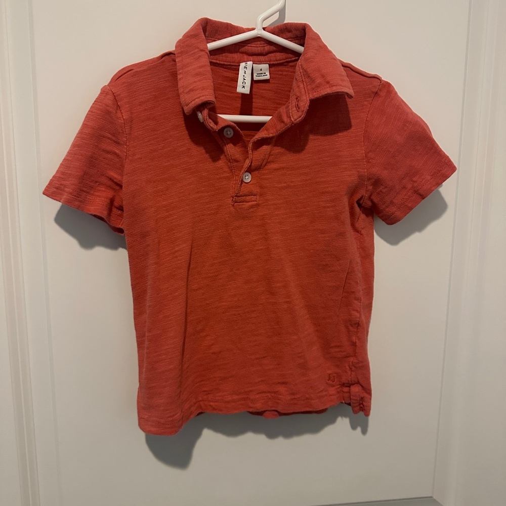 Kids Red Polo Shirt - Janie and Jack
